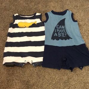 SOLD Boys size 24 month tank top romper.